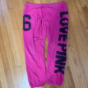 Love Pink Sweatpants (SIZE M)